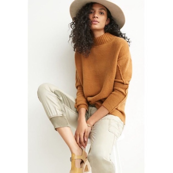ANTHROPOLOGIE LALIA MOCK NECK PULLOVER - Picture 6 of 6